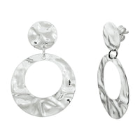 vDam Oorhangers Gehamerd Zilver Gerhodineerd 1333312