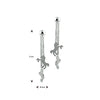 vDam Oorhangers Paard Zilver Wit 1001177