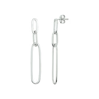 vDam Oorhangers Paperclip Zilver Gerhodineerd 1331966
