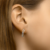 vDam Oorhangers Paperclip Zilver Gerhodineerd 1332303