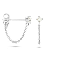 vDam Oorhangers Parel Zilver Gerhodineerd 1335205