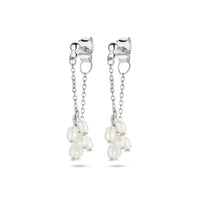 vDam Oorhangers Parels Zilver Gerhodineerd 1336931