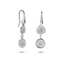 vDam Oorhangers Poli/mat Franse Haak 29 Mm Zilver Gerhodineerd 1341740