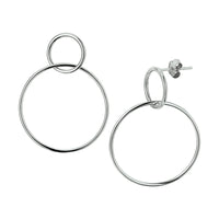 vDam Oorhangers Rondjes Zilver Gerhodineerd 1327793