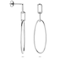 vDam Oorhangers Schakel 44 Mm Zilver Gerhodineerd 1341712