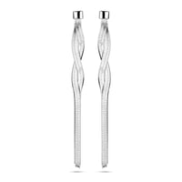 vDam Oorhangers Schakel 60 Mm Zilver Gerhodineerd 1341603