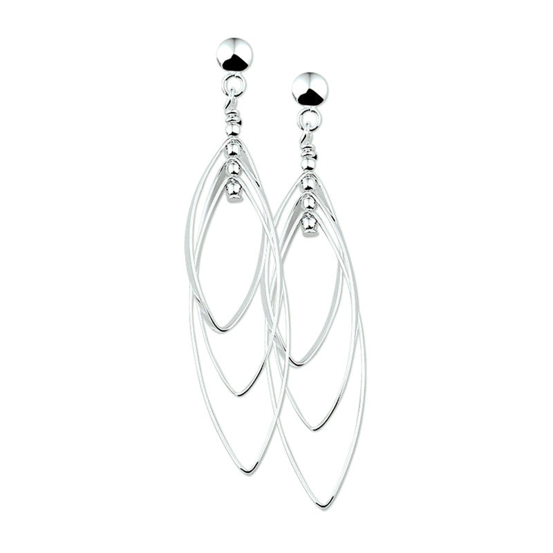 vDam Oorhangers Zilver Gerhodineerd 1329548