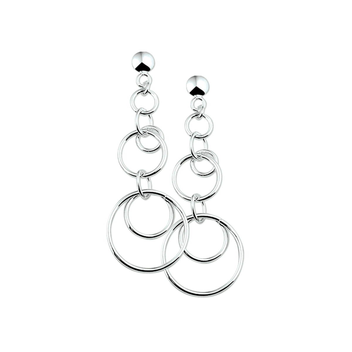 vDam Oorhangers Zilver Gerhodineerd 1329549