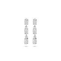 vDam Oorhangers Zirkonia 20,5 Mm Zilver Gerhodineerd 1335384