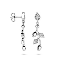 vDam Oorhangers Zirkonia 30 Mm Zilver Gerhodineerd 1340983