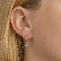 vDam Oorhangers Zirkonia Zilver Gerhodineerd 1327924