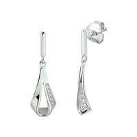 vDam Oorhangers Zirkonia Zilver Gerhodineerd 1332827
