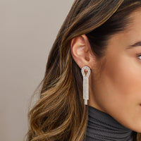 vDam Oorhangers Zirkonia Zilver Gerhodineerd 1338642