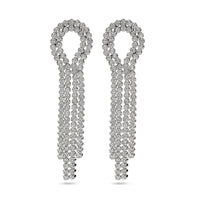 vDam Oorhangers Zirkonia Zilver Gerhodineerd 1338642