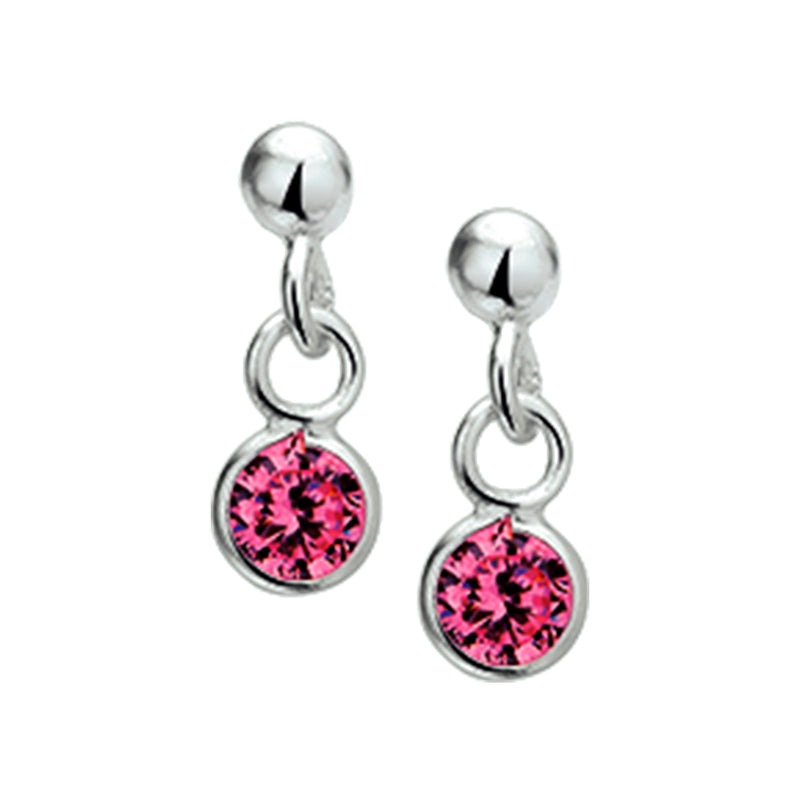 vDam Oorhangers Zirkonia Zilver Wit 1019959