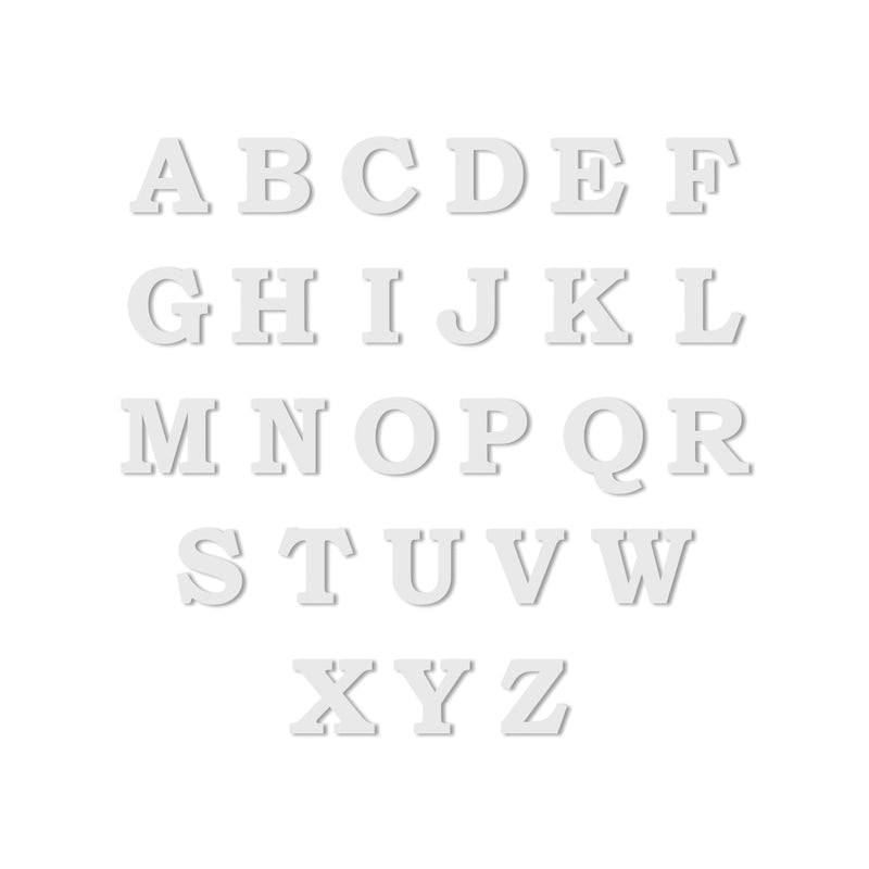 vDam Oorknop Letter Zilver Gerhodineerd 1334602