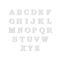 vDam Oorknop Letter Zilver Gerhodineerd 1334613