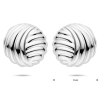 vDam Oorknoppen 35 Mm Zilver Gerhodineerd 1339288