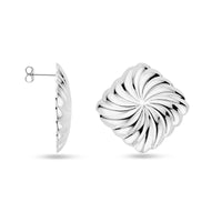 vDam Oorknoppen 37 Mm Zilver Gerhodineerd 1339599