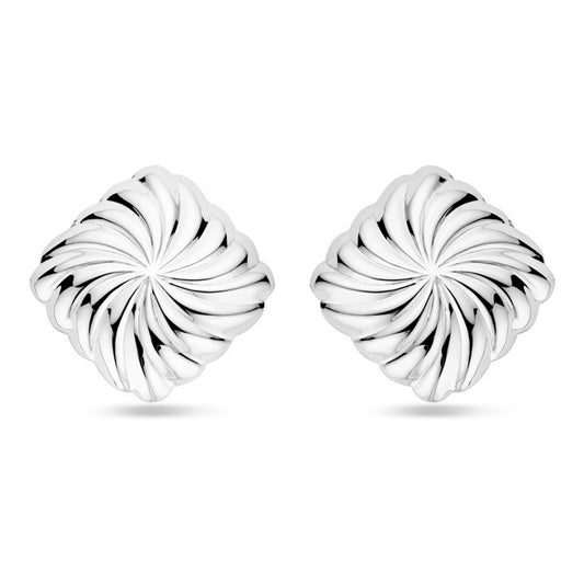 vDam Oorknoppen 37 Mm Zilver Gerhodineerd 1339599