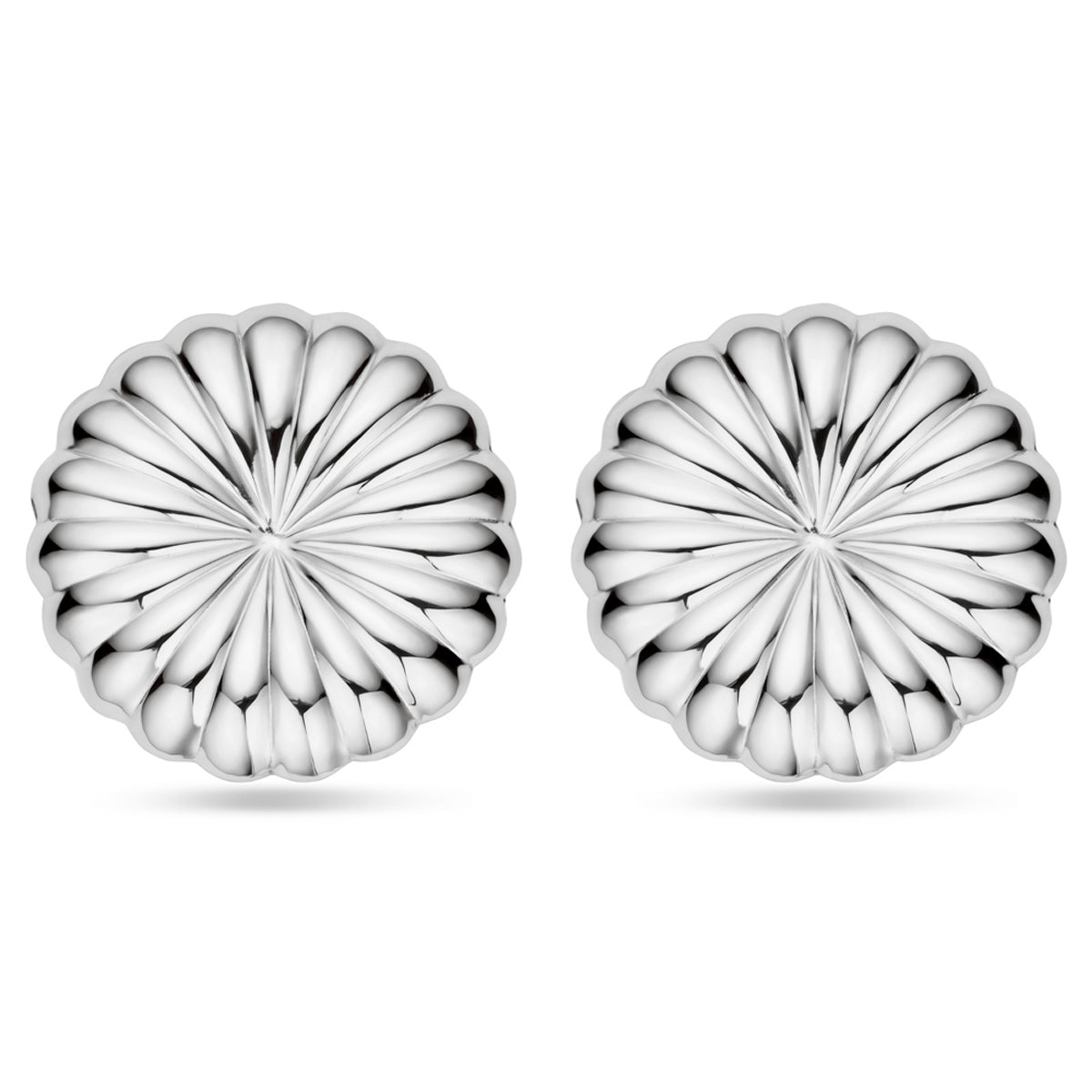 vDam Oorknoppen 40 Mm Zilver Gerhodineerd 1339600