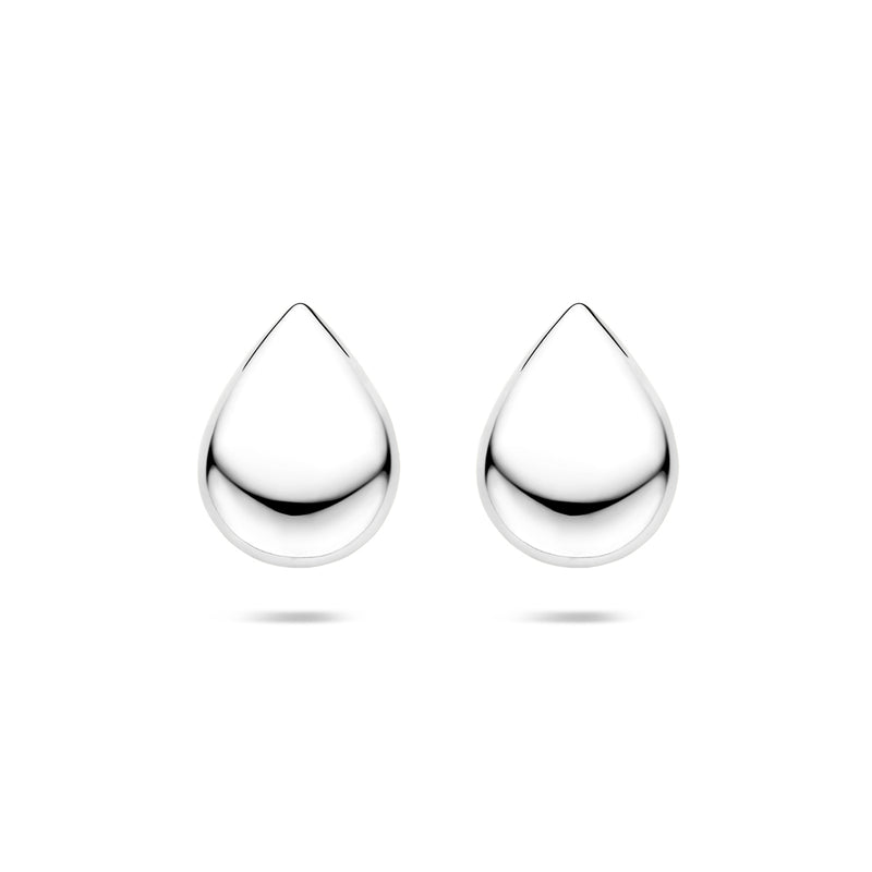 vDam Oorknoppen Druppel 18,5 Mm Zilver Gerhodineerd 1340863