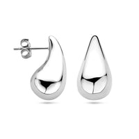 vDam Oorknoppen Druppel 20 Mm Zilver Gerhodineerd 1338800