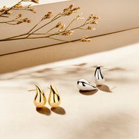 vDam Oorknoppen Druppel 20 Mm Zilver Gerhodineerd 1338800