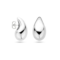 vDam Oorknoppen Druppel Zilver Gerhodineerd 1338987