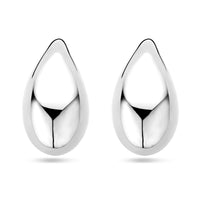 vDam Oorknoppen Druppel Zilver Gerhodineerd 1338988