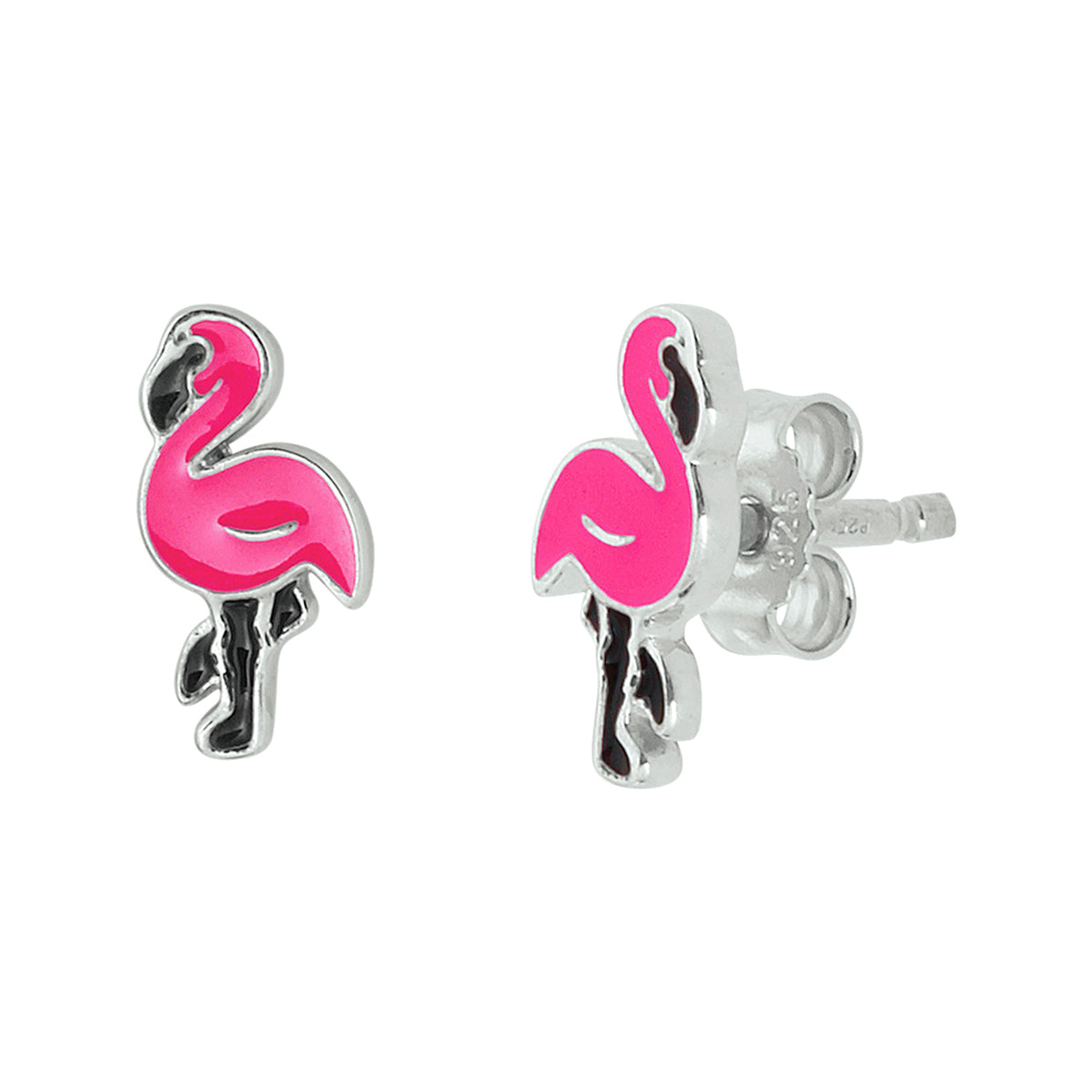 vDam Oorknoppen Flamingo Zilver Gerhodineerd 1329849