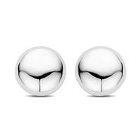 vDam Oorknoppen Half-bol 20 Mm Zilver Gerhodineerd 1339862