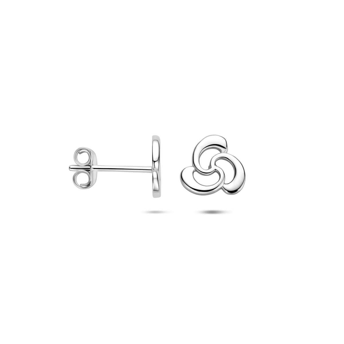 vDam Oorknoppen Knoop 8 Mm Zilver Gerhodineerd 1341546