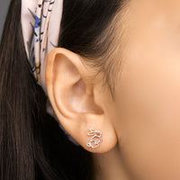 vDam Oorknoppen Konijn Zilver Gerhodineerd 1325879