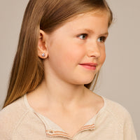 vDam Oorknoppen Lieveheersbeestje Zirkonia Zilver Gerhodineerd 1336976