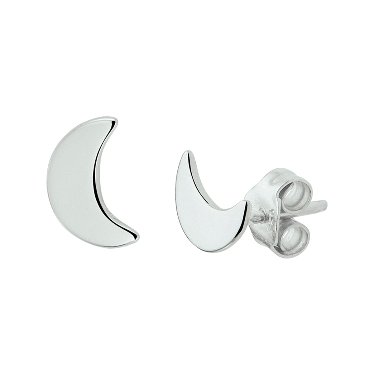 vDam Oorknoppen Maan Zilver Gerhodineerd 1325576