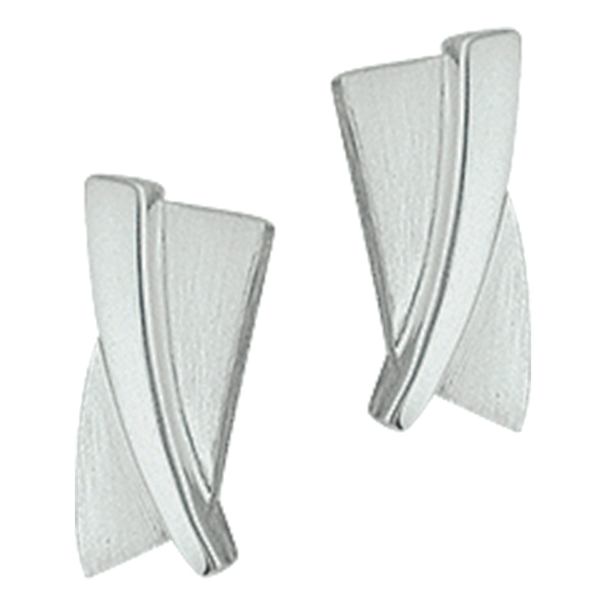 vDam Oorknoppen Poli/mat Zilver Gerhodineerd 1326896