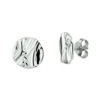 vDam Oorknoppen Rond Zilver Gerhodineerd 1332341