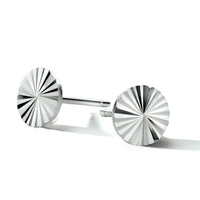 vDam Oorknoppen Rondje Gediamanteerd Zilver Gerhodineerd 1334628