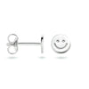 vDam Oorknoppen Smiley Zilver Gerhodineerd 1334682