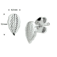 vDam Oorknoppen Veer Zilver Gerhodineerd 1326332