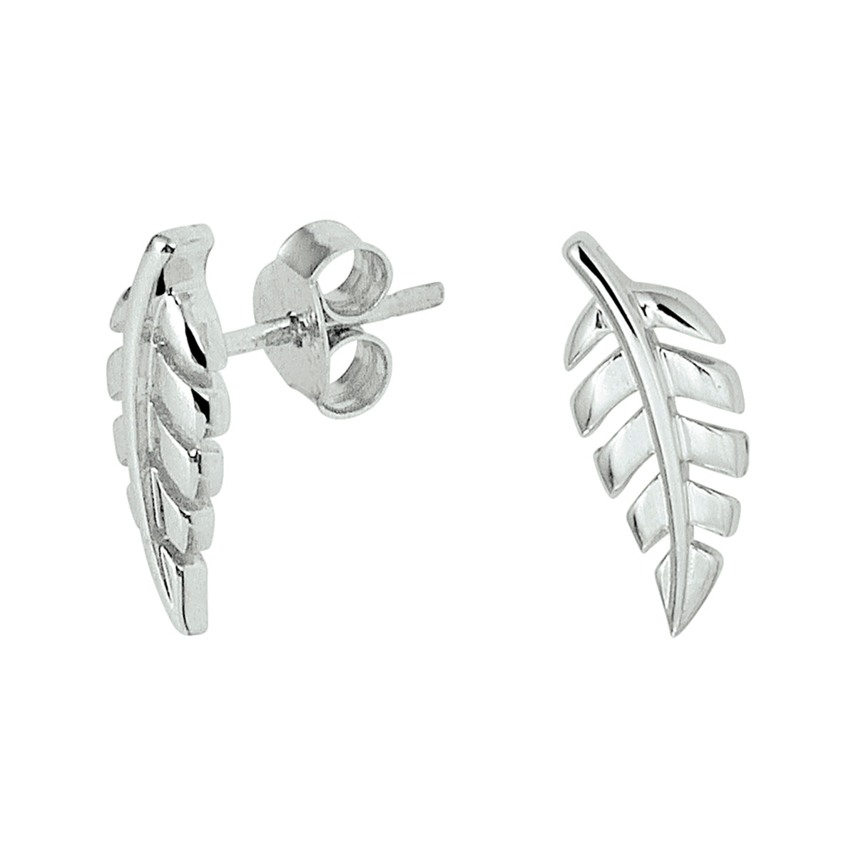 vDam Oorknoppen Veer Zilver Gerhodineerd 1328436