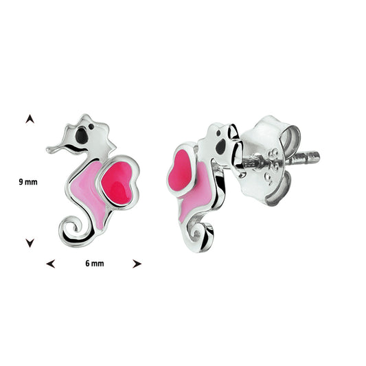 vDam Oorknoppen Zeepaard Zilver Gerhodineerd 1329816