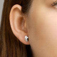 vDam Oorknoppen Zilver Gerhodineerd 1329141