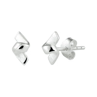 vDam Oorknoppen Zilver Wit 1000273