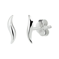 vDam Oorknoppen Zilver Wit 1000417