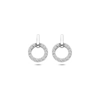 vDam Oorknoppen Zirkonia 13 Mm Zilver Gerhodineerd 1341699