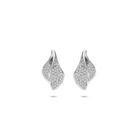 vDam Oorknoppen Zirkonia 14 Mm Zilver Gerhodineerd 1341315