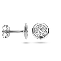 vDam Oorknoppen Zirkonia Zilver Gerhodineerd 1335621