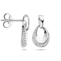 vDam Oorknoppen Zirkonia Zilver Gerhodineerd 1335700